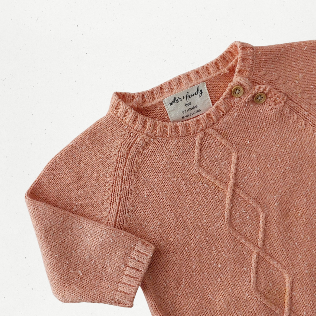 Wilson & Frenchy Knit Growsuit