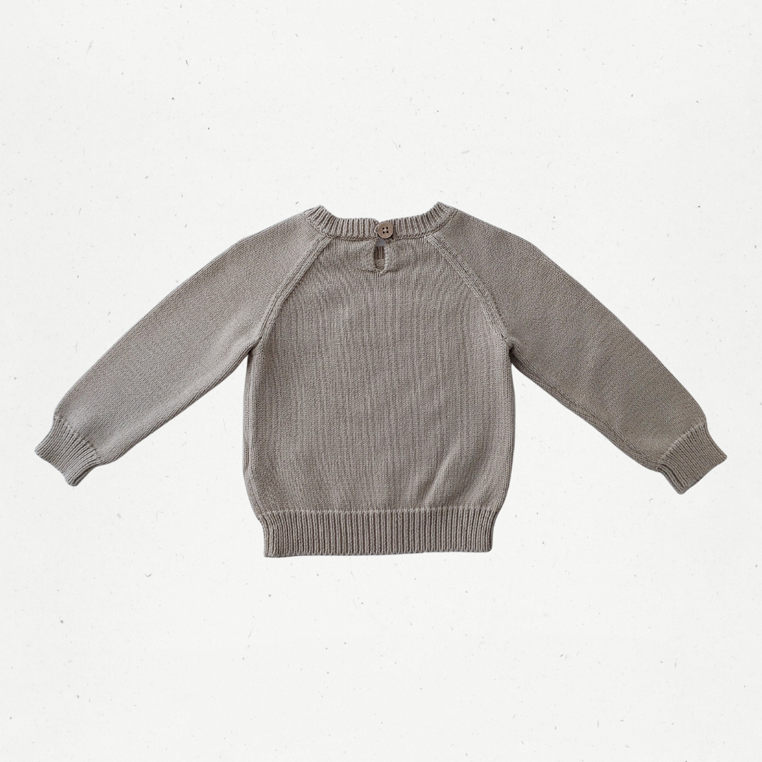 Jamie Kay Vintage Taupe Cosy Basil Sweater
