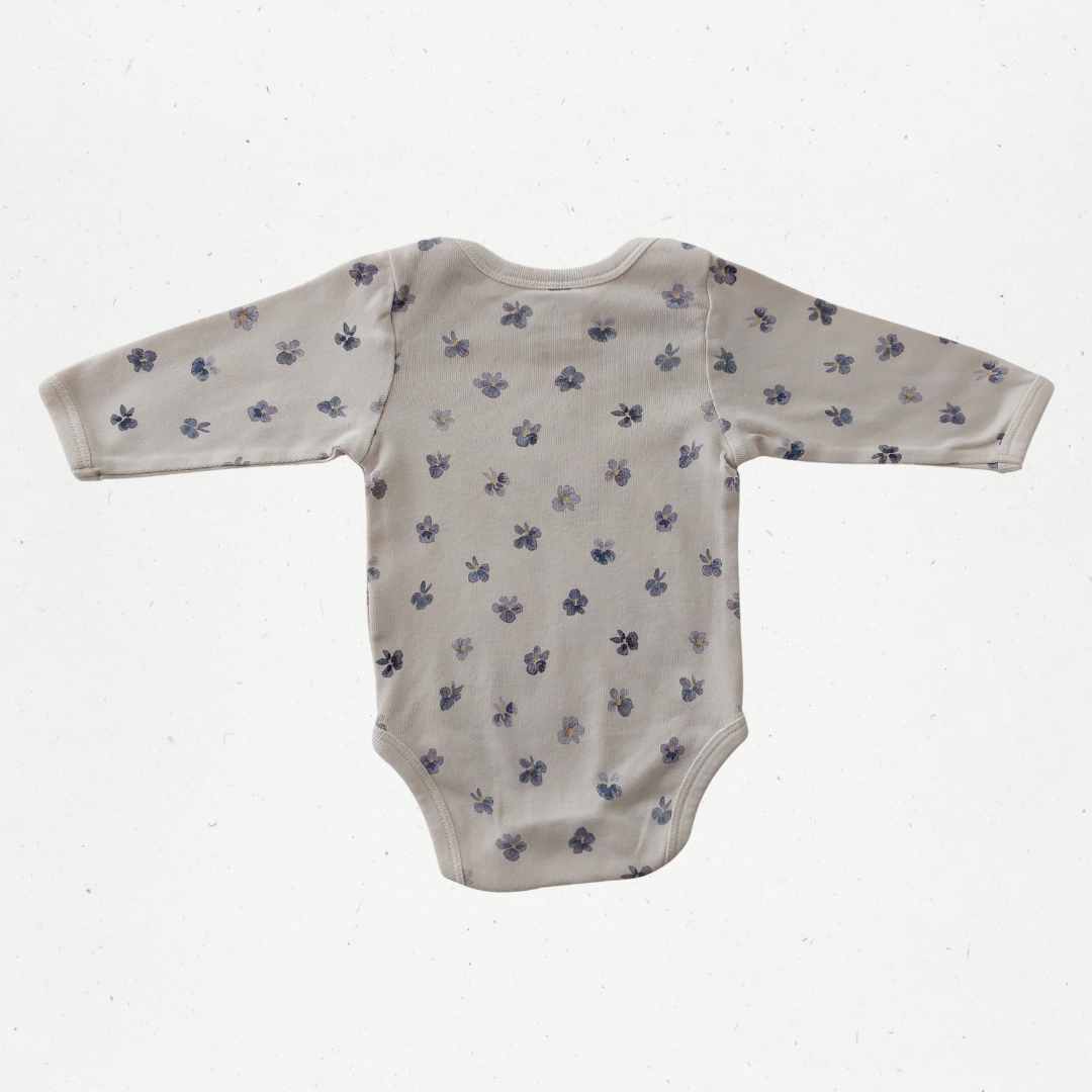 Nature Baby Pressed Pansy Bodysuit