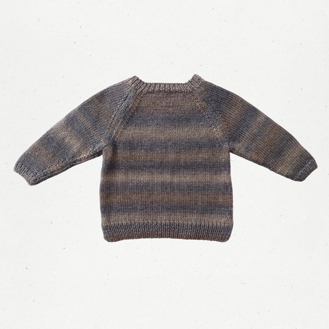 Handmade Stripe Merino Knit Sweater