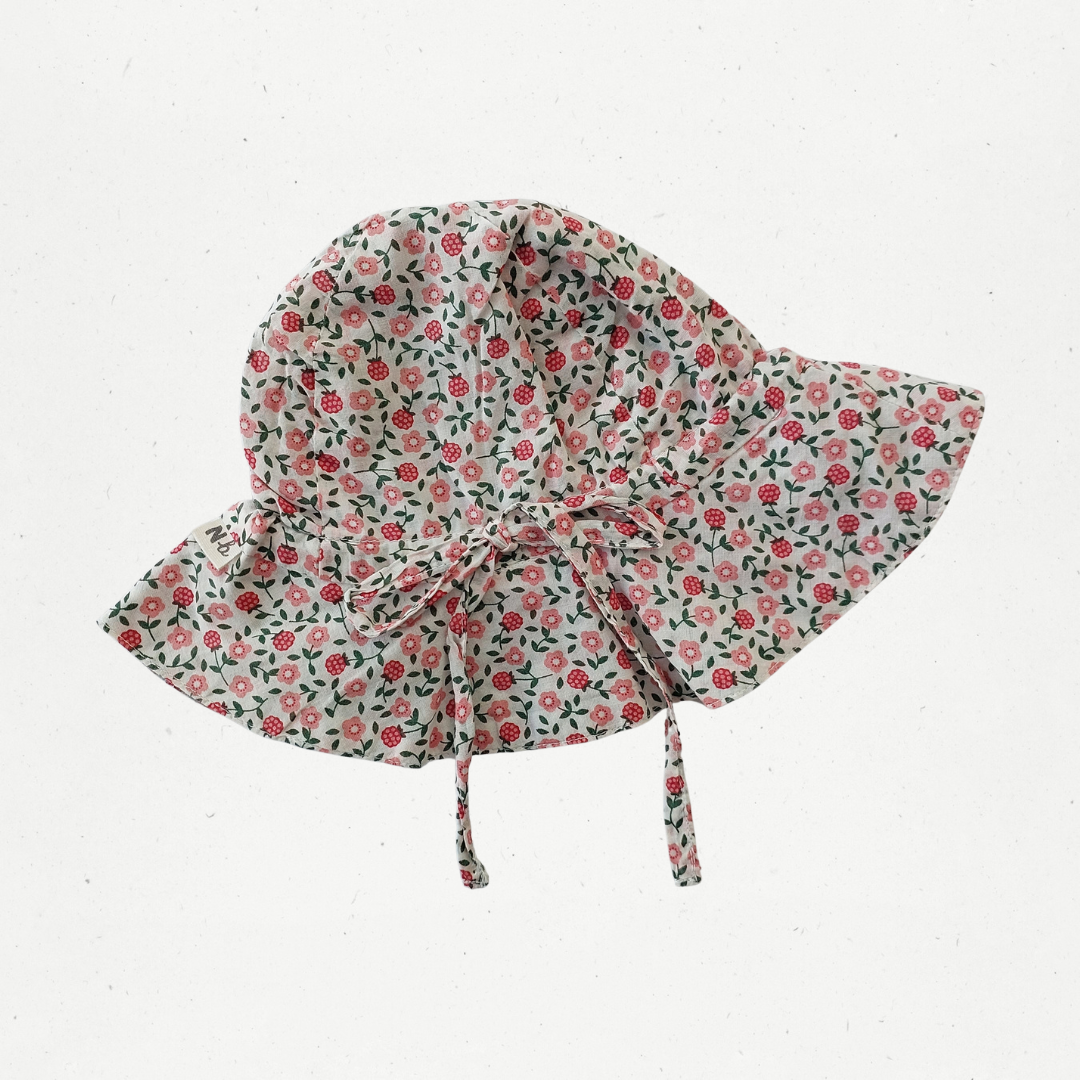 Nature Baby Raspberry Print Hat