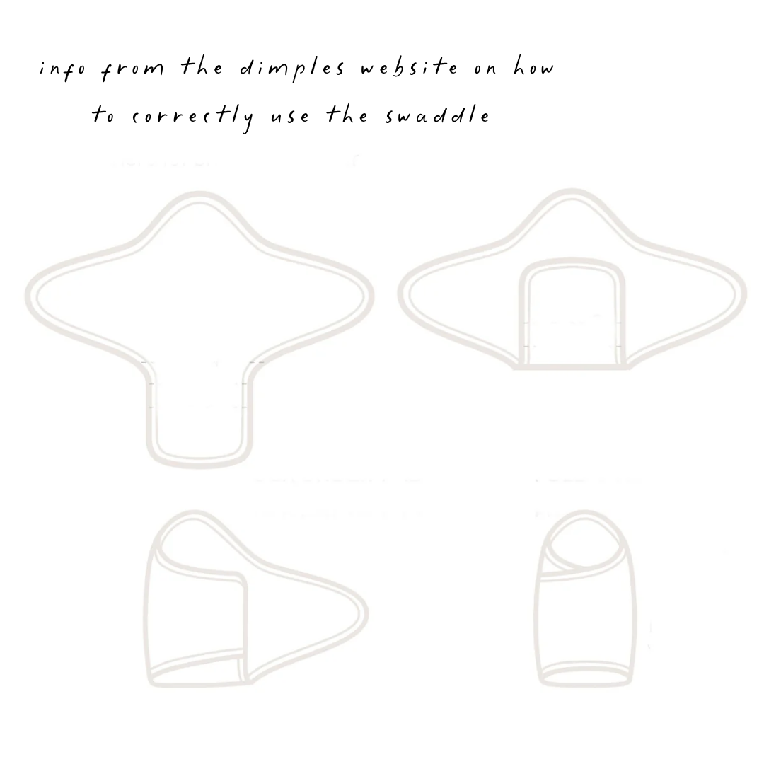 Dimples Cotton / Merino Swaddle