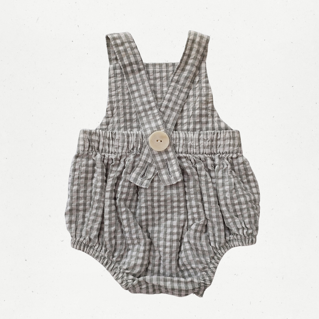 Nature Baby Gingham Romper