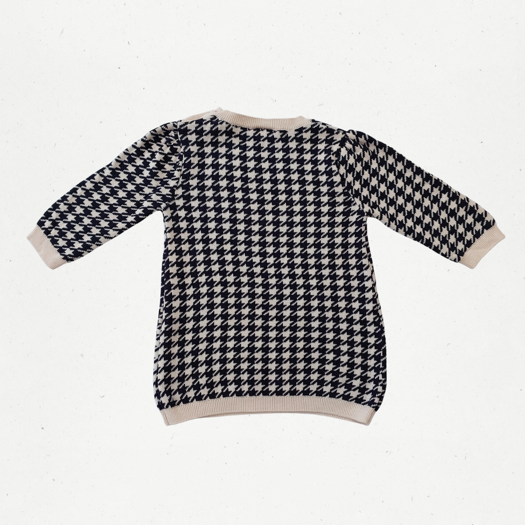 Seed Heritage Houndstooth Knit Dress