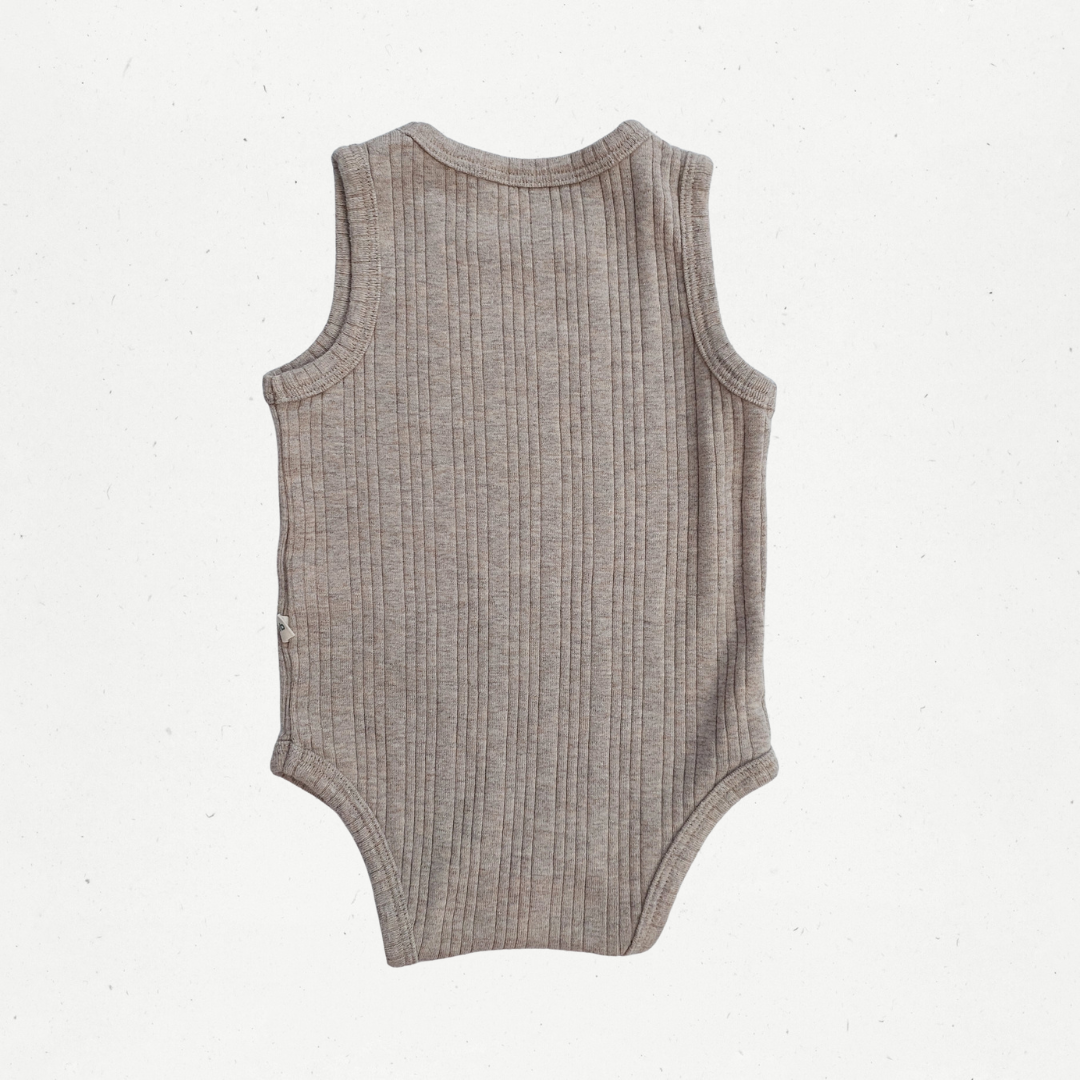 Woolbabe Cotton & Merino Singlet Bodysuit