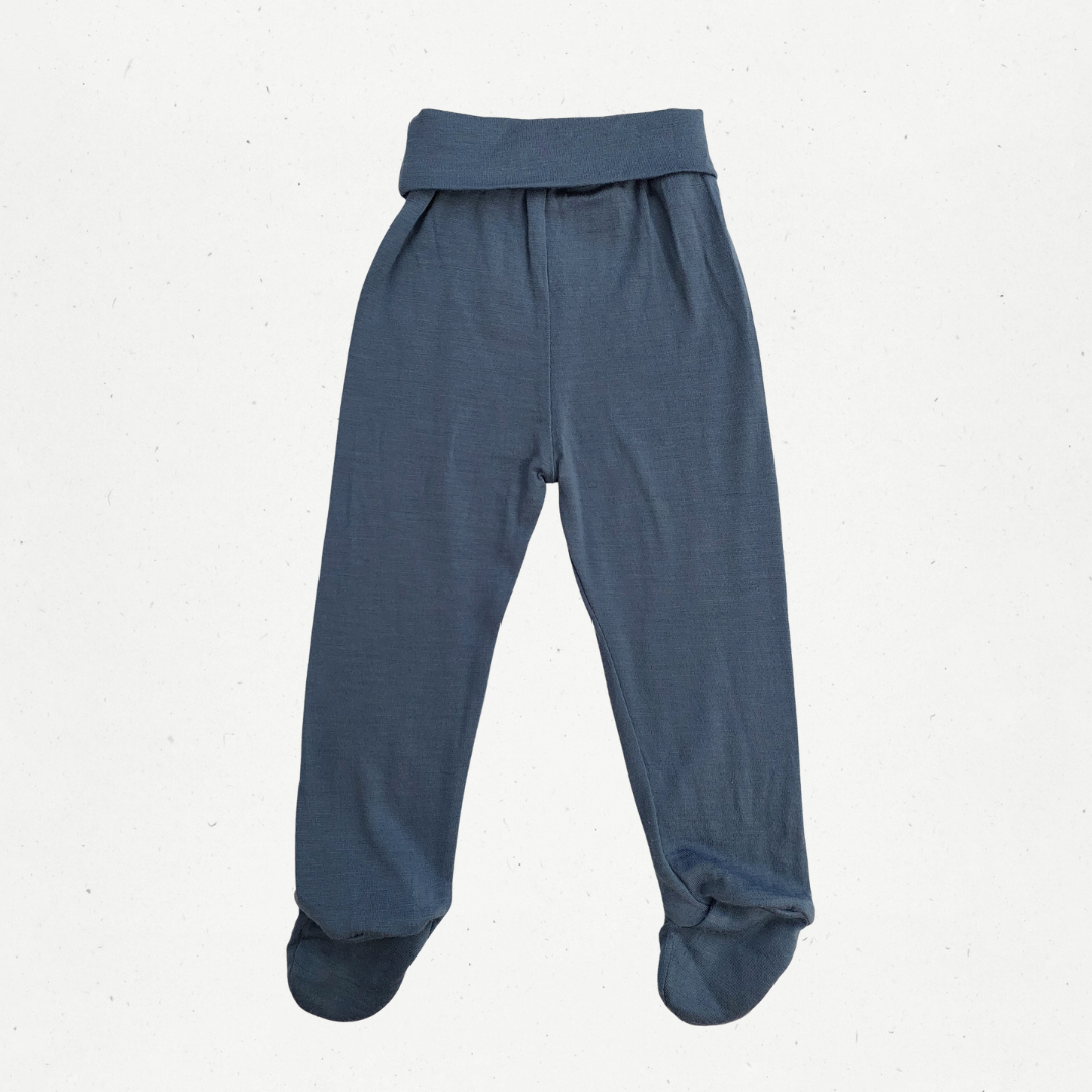The Sleep Store Footed Merino Pants