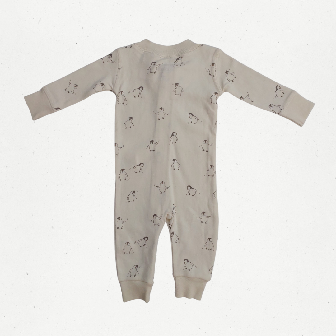 Quincy Mae Penguin Growsuit