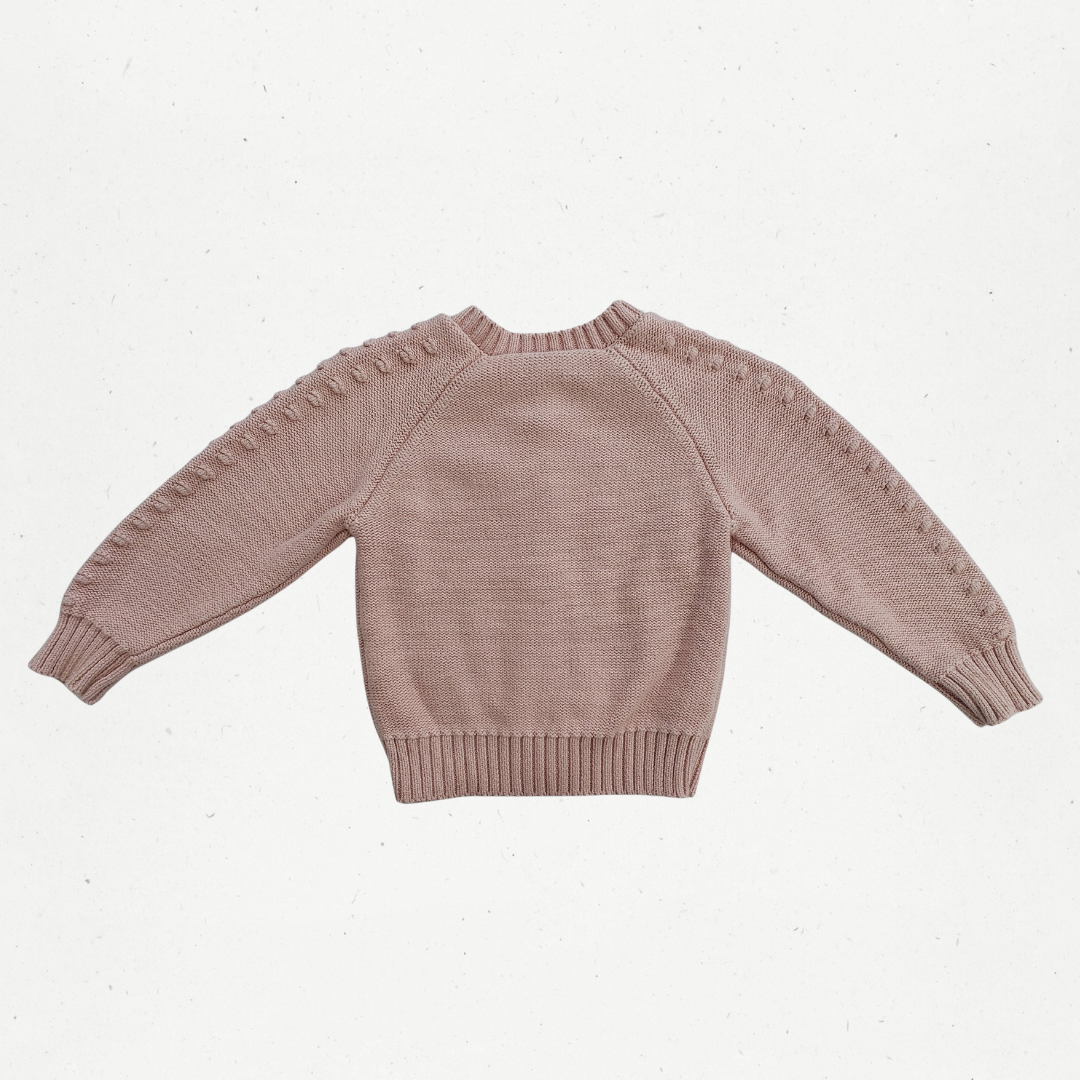 Jamie Kay Shell Pink Cardigan