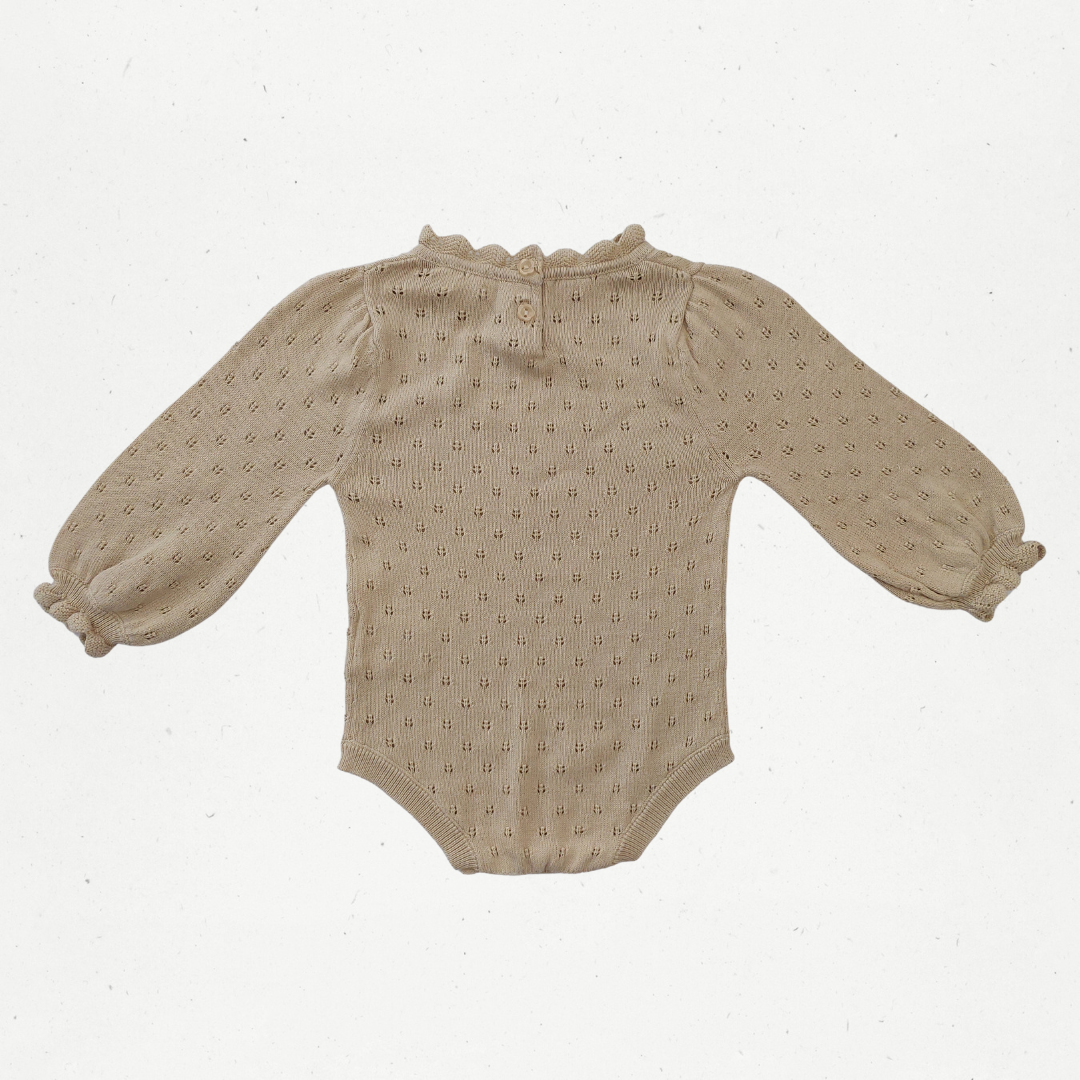 Jamie Kay Knit Pointelle Bodysuit