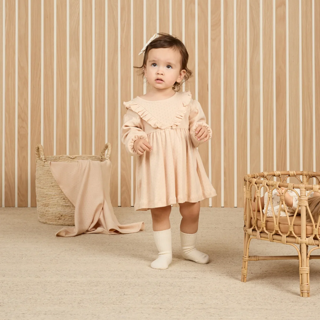 Quincy Mae Dress & Bloomers Set