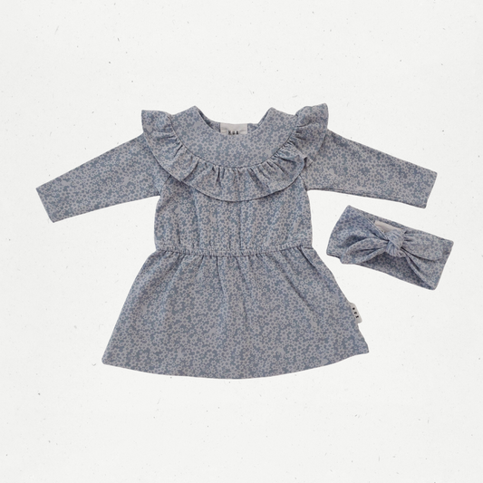 Hux Floral Dress & Headband Set