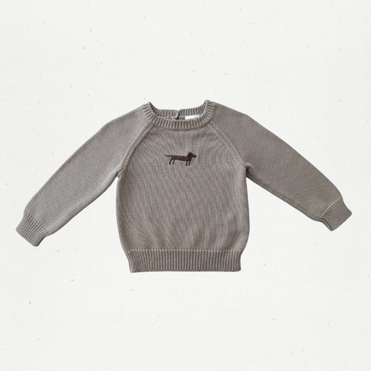 Jamie Kay Vintage Taupe Cosy Basil Sweater