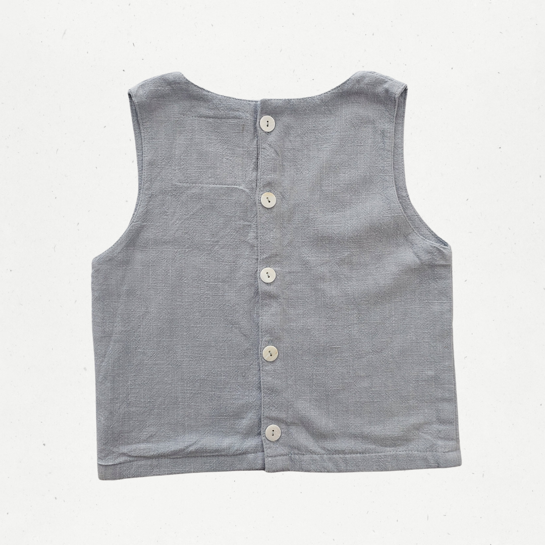 Worrn Linen Blend Top