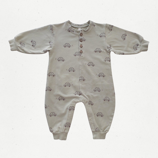 Quincy Mae Cars Growsuit