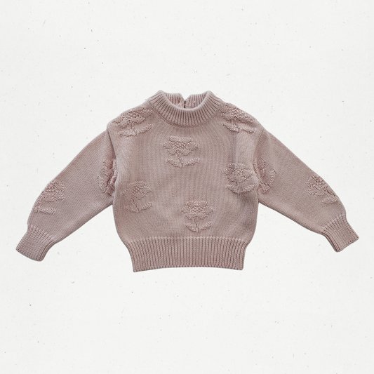 Jamie Kay Old Rose Daisy Dreams Sweater