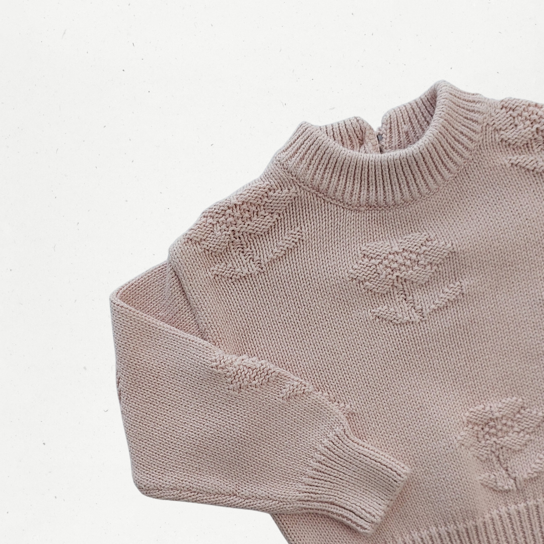 Jamie Kay Old Rose Daisy Dreams Sweater