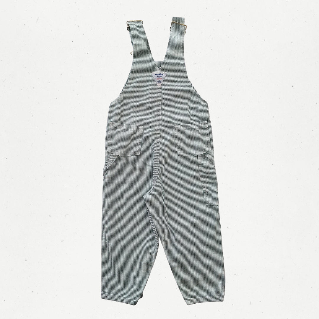 Vintage Oshkosh Stripe Overalls (Made in USA)