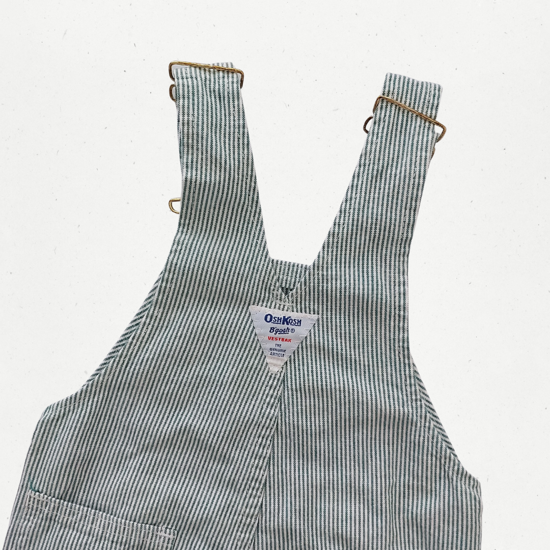 Vintage Oshkosh Stripe Overalls (Made in USA)