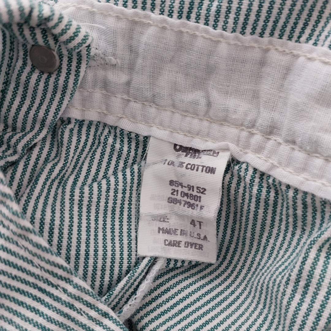 Vintage Oshkosh Stripe Overalls (Made in USA)