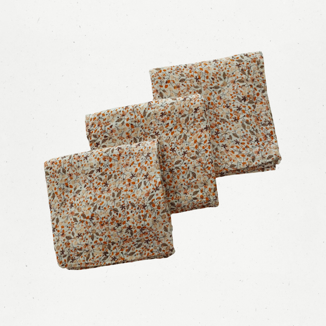 Konges Slojd Floral Muslin Cloths