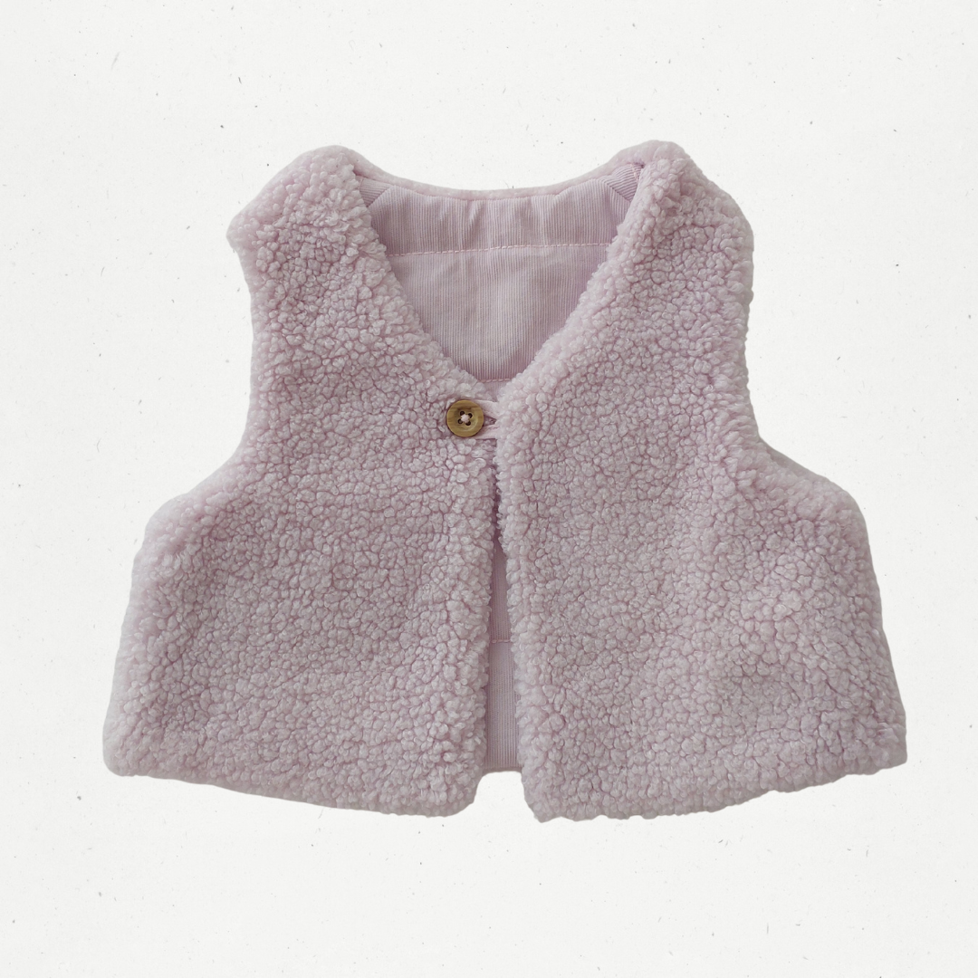 Purebaby Reversible Sherpa Vest