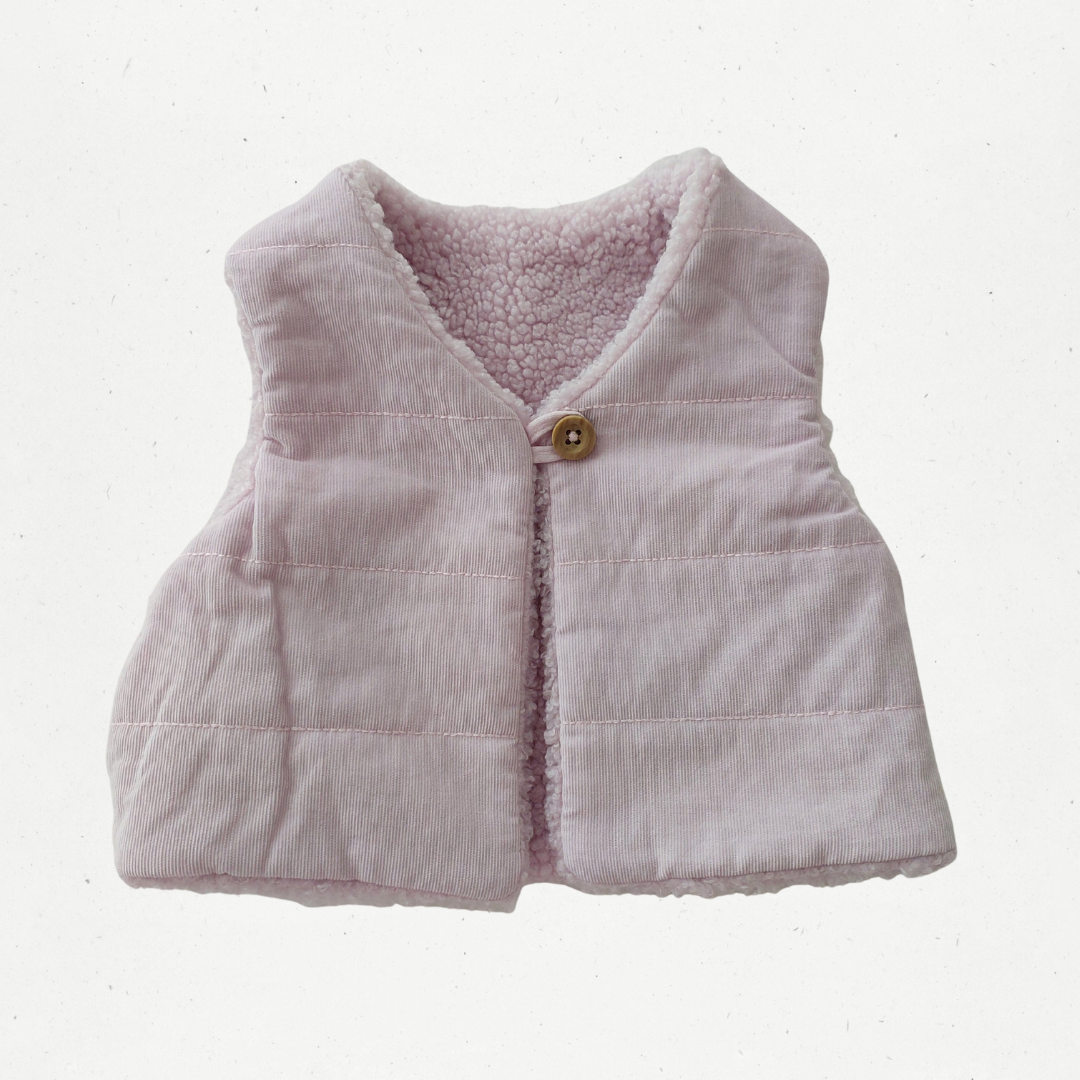 Purebaby Reversible Sherpa Vest