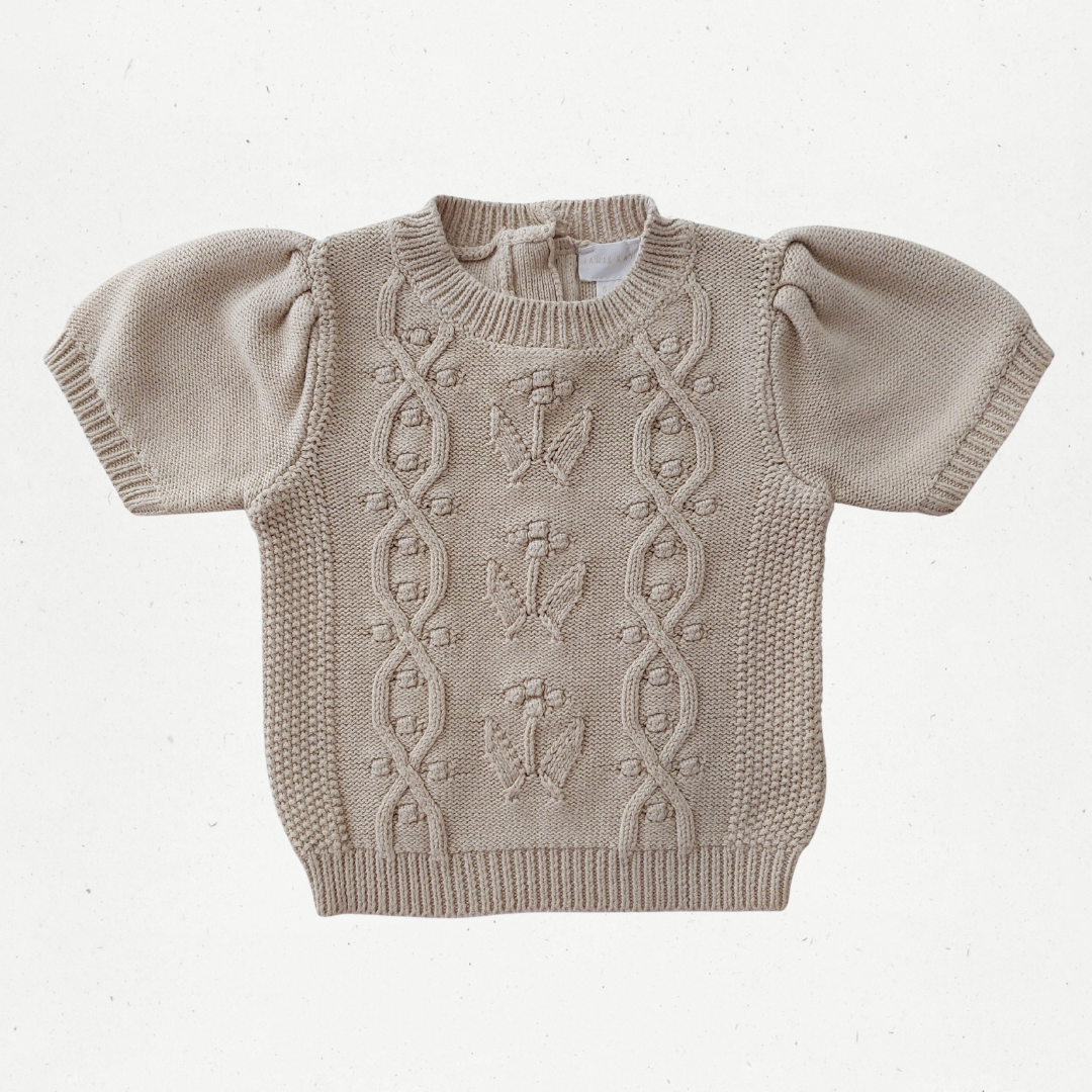 Jamie Kay Clay Short Sleeve Sweater