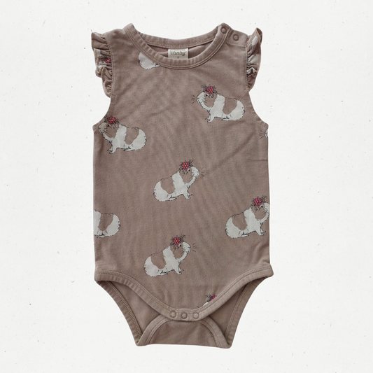 Nature Baby Flutter Sleeve Bodysuit