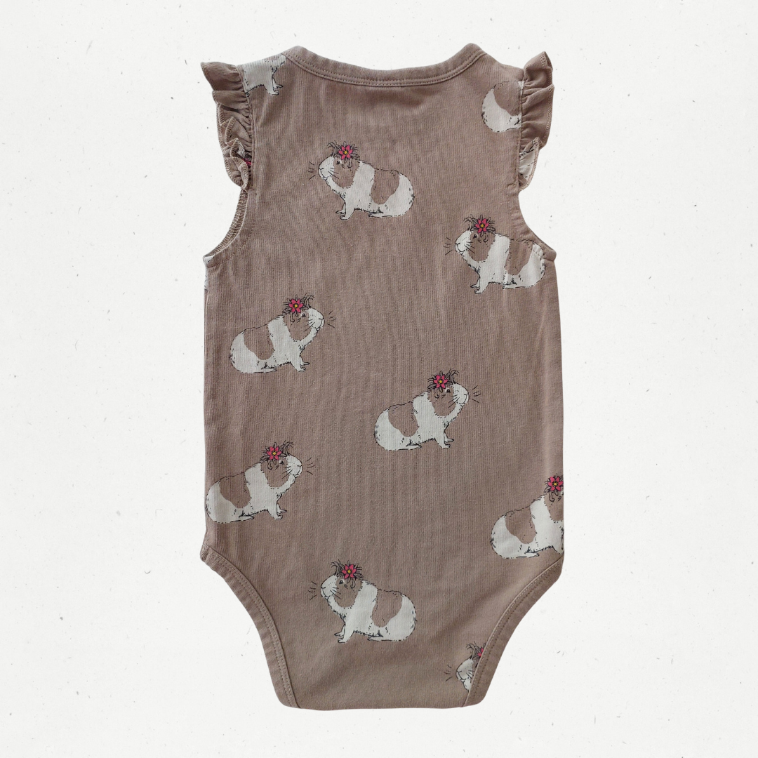 Nature Baby Flutter Sleeve Bodysuit
