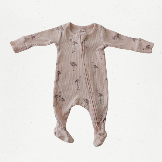 Cotton On Baby Flamingo Zipsuit
