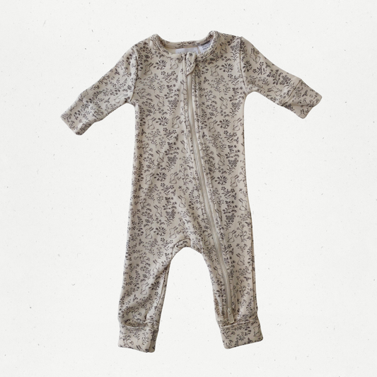 Jamie Kay Garden Bunnies Tofu Zipsuit