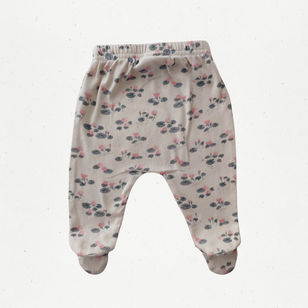 Nature Baby Waterlillies Footed Pants