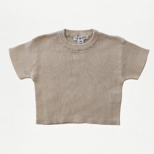 Grown Cotton Rib T-Shirt