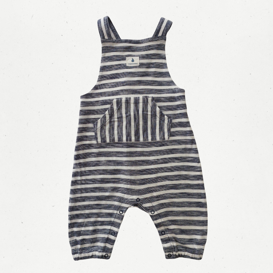 Country Road Stripe Overalls