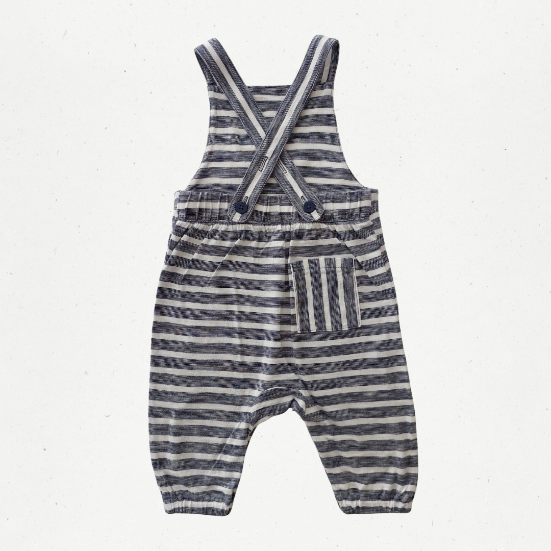 Country Road Stripe Overalls