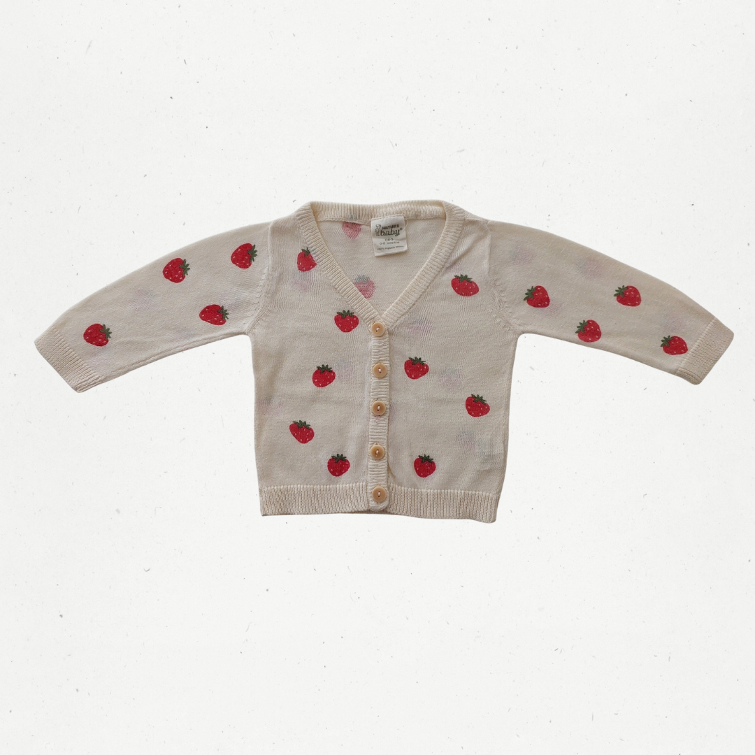 Nature Baby Strawberry Cardigan