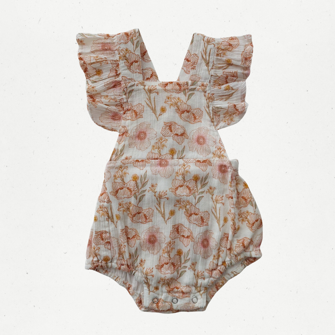 Walnut Melbourne Muslin Romper