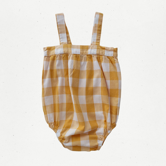 Nature Baby Gingham Romper