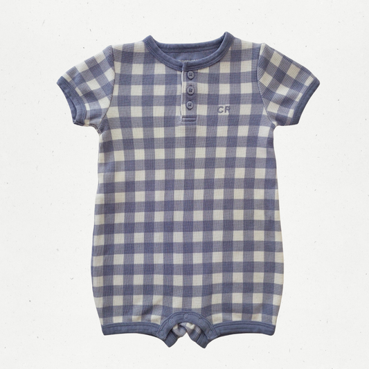 Country Road Waffle Romper
