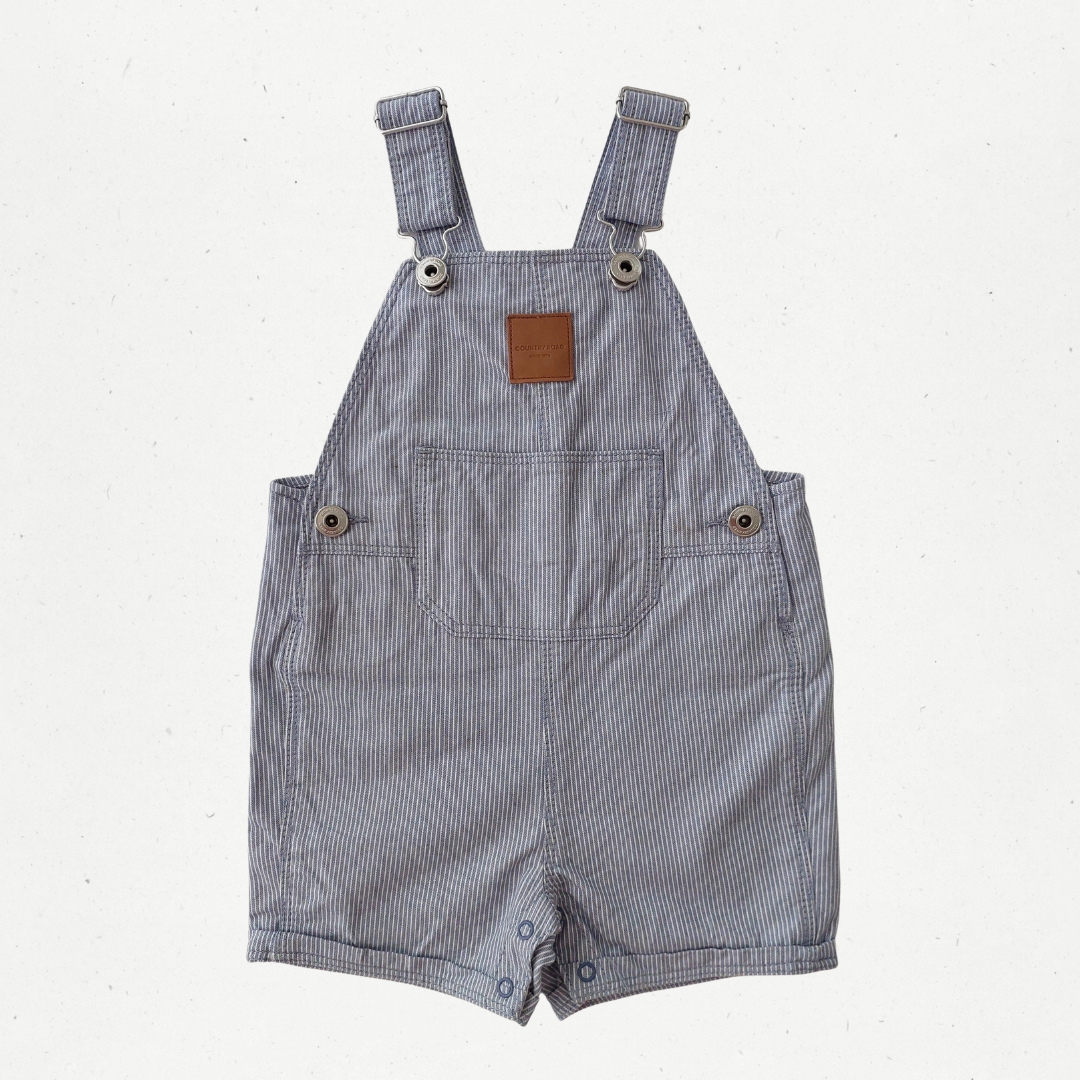 Country Road Short Denim Overalls