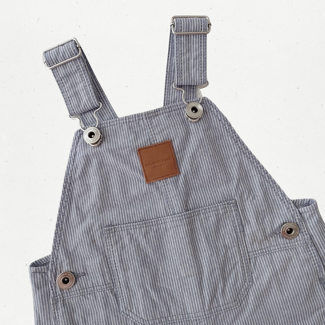 Country Road Short Denim Overalls