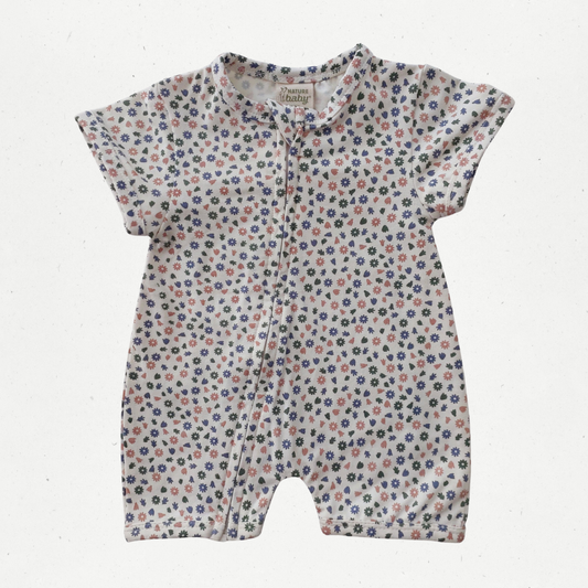Nature Baby Short Sleeve Zipsuit