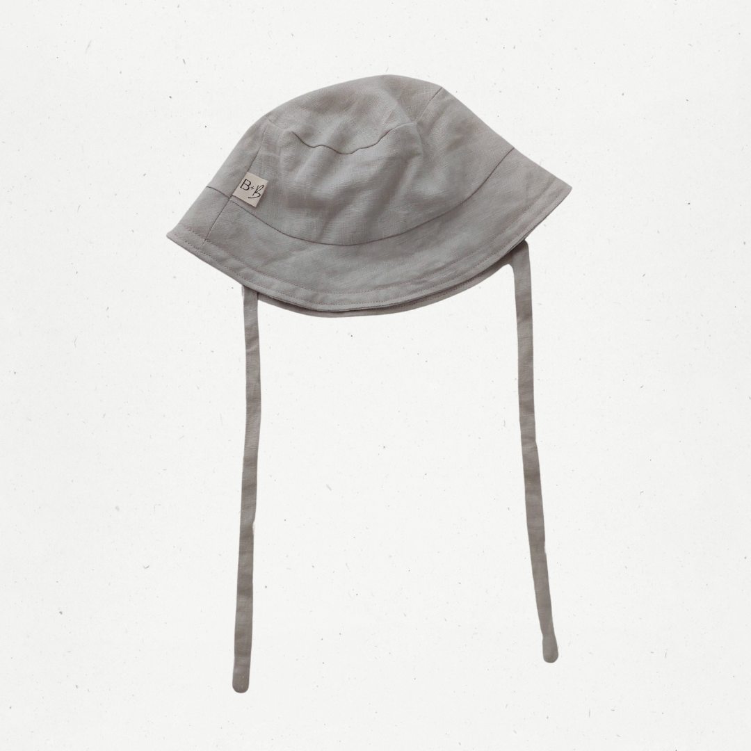 Bear & Bloom Linen Bucket Hat