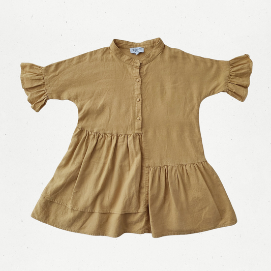 Waiapu Road Linen Blend Dress