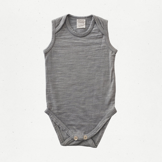 Nature Baby Merino Singlet Bodysuit