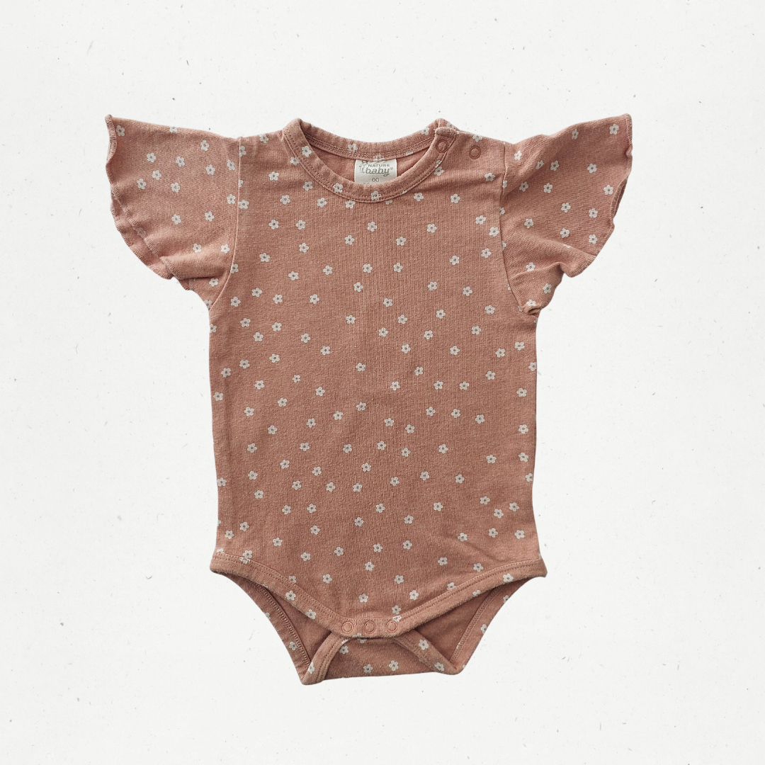 Nature Baby Floral Bodysuit