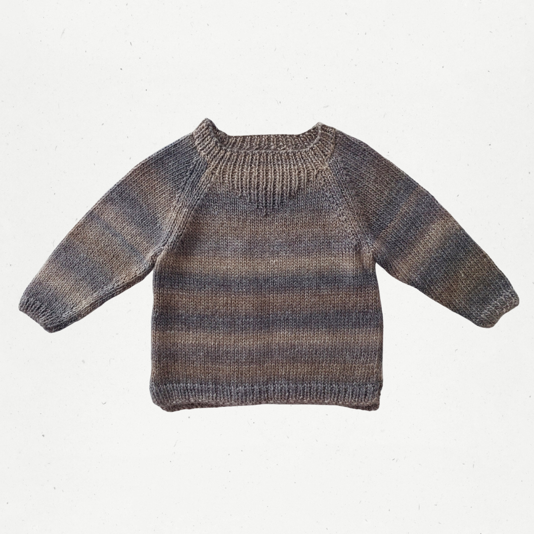 Handmade Stripe Merino Knit Sweater