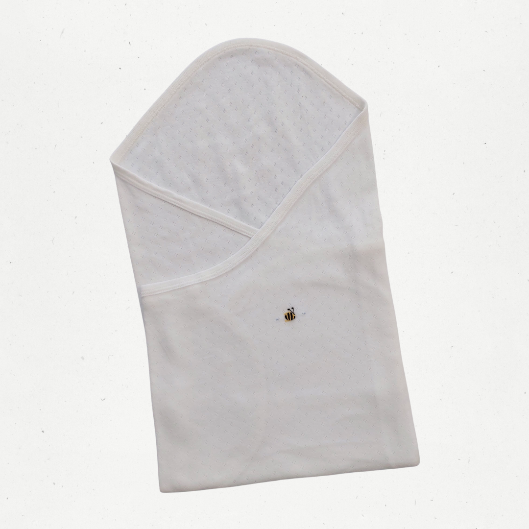 Dimples Pointelle Cotton Swaddle