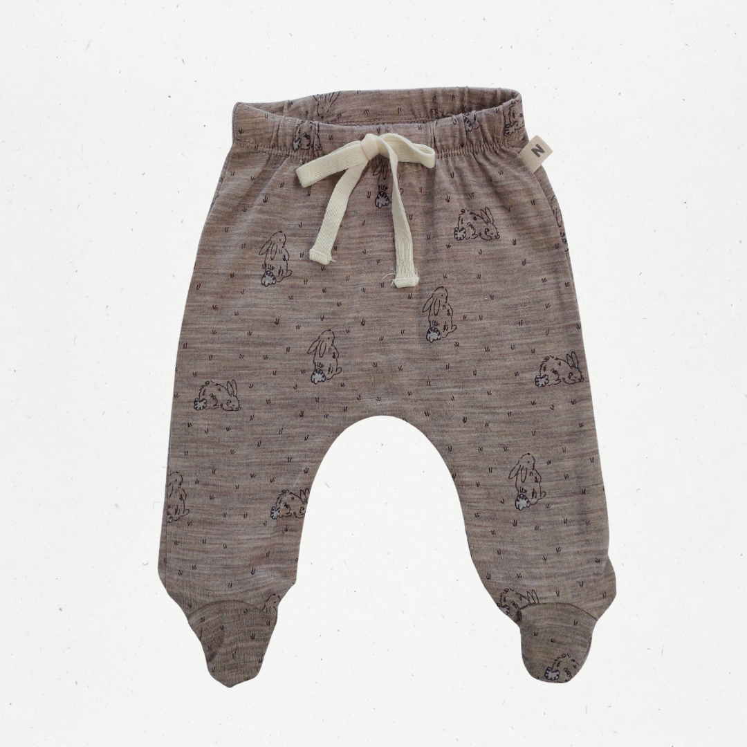 Nature Baby Merino Footed Pants