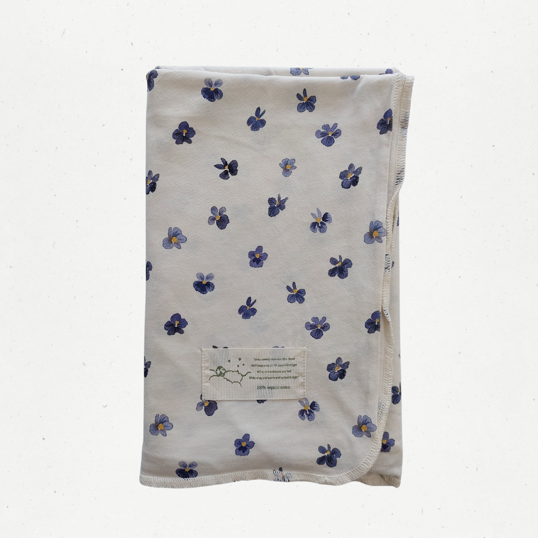 Nature Baby Pressed Pansy Wrap